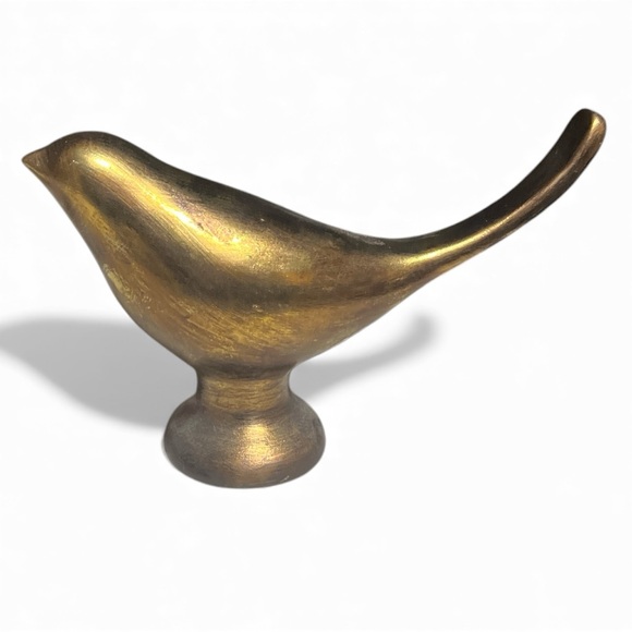 Apropos Home Collection Other - Apropos Home Collection Brushed Gold Ceramic Bird Figurine